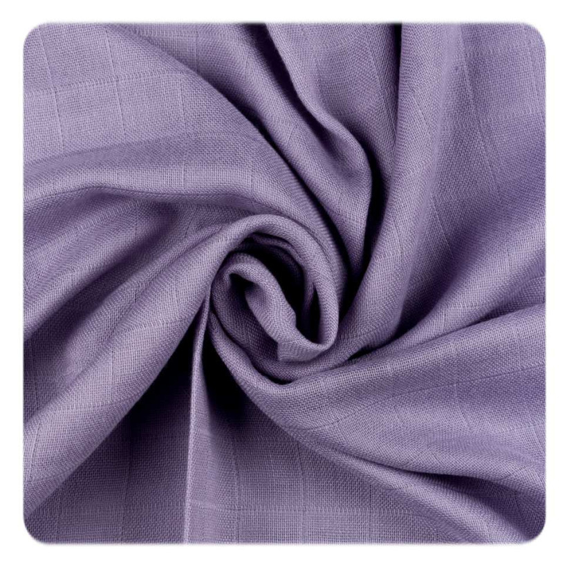 XKKO BMB Musselin Bambuswindeln 70x70 - Safari Lavender Aura MIX 3er Pack