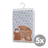 XKKO BMB 50x70 Spannbezug für Wickelauflage oder Kinderwagen - Baby Blue Cross 5x1St. (GH packung)