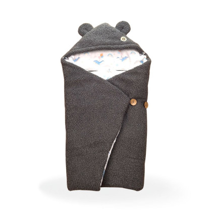 XKKO LUX Winter Fußsack für den Auto-Kindersitz - Sky Whale