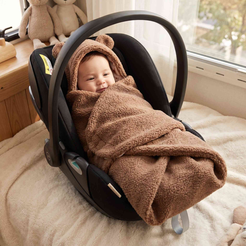 XKKO LUX Winter Fußsack für den Auto-Kindersitz - Wild Forest