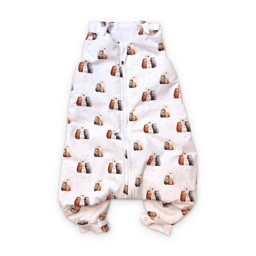 XKKO LUX Multifunktionaler Kinderschlafsack 2in1 - Bear Family