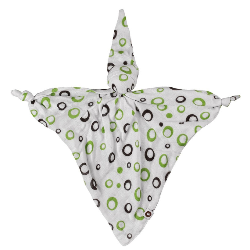 XKKO BMB Bambus-Schnuffeltuch - Lime Bubbles 5x1St. (GH Packung)