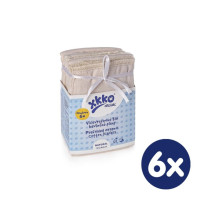 XKKO Organic Faltwindeln (4/8/4) - Newborn Natural 6x6er Pack (GH Packung)