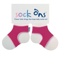 Sock Ons Sockenhalter Classic - Fuchsia Größe 6-12m 1 Paar