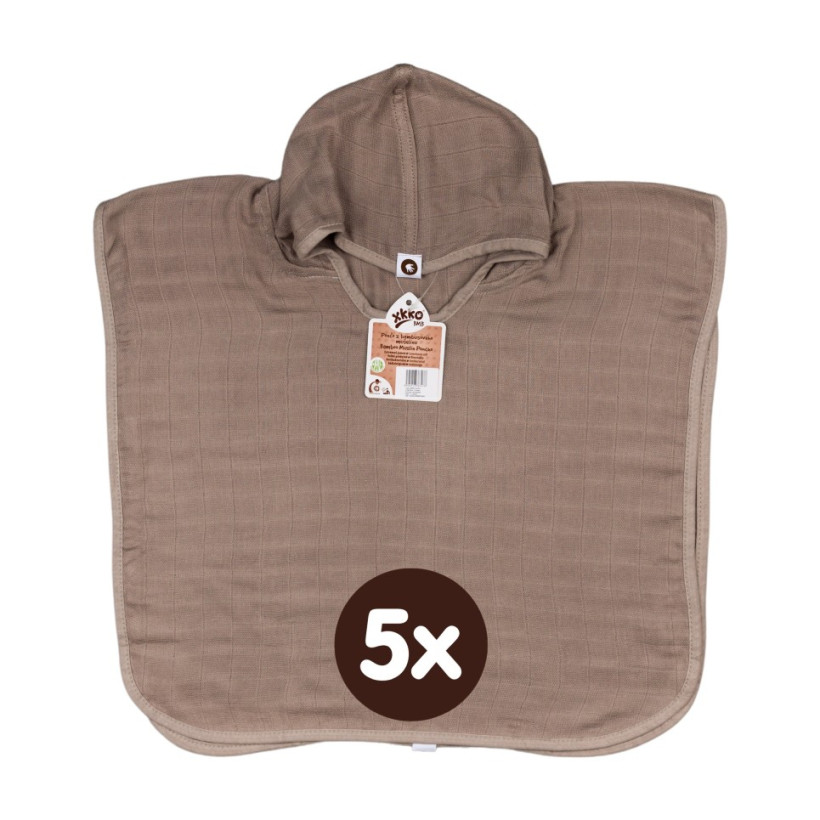 Bambus-Poncho XKKO BMB Colours - Atmosphere Grosse 1 5x1er Pack (GH Pack)