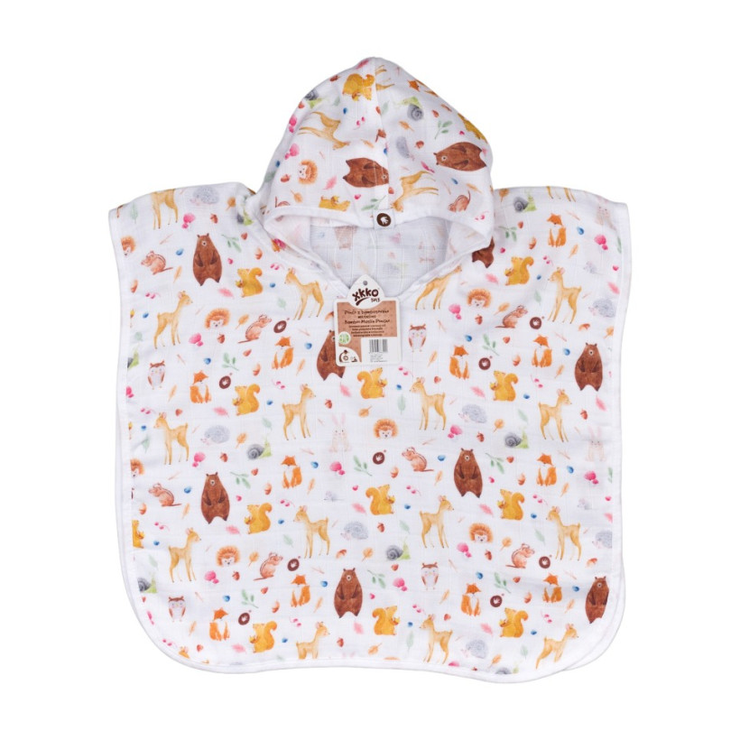 Bambus-Poncho XKKO BMB Digi - Wild Forest Grosse 2