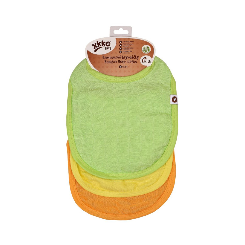 XKKO BMB Kinderlätzchen - Colours MIX 3er Pack