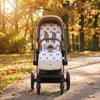 XKKO LUX Kinderwageneinlage - Bear Family