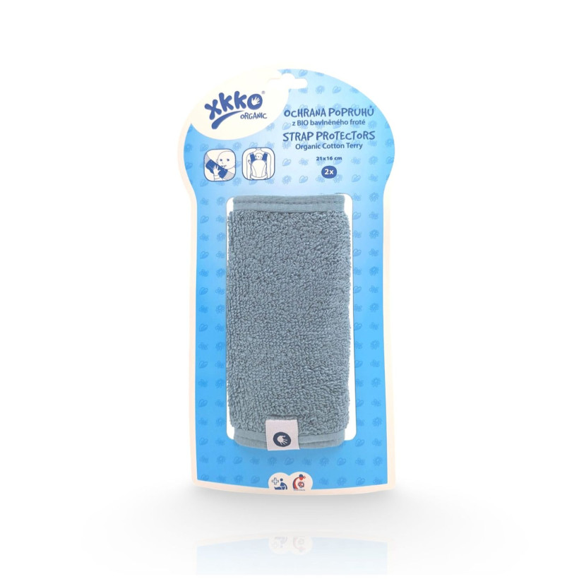 Schutz für die Gurte der Trage oder des Kindersitzes XKKO Organic – Mountain Spring
