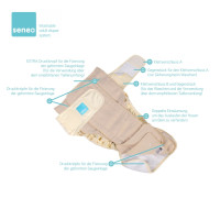 Windelüberhosen SENEO für Erwachsene - Pastel Yellow Grösse L