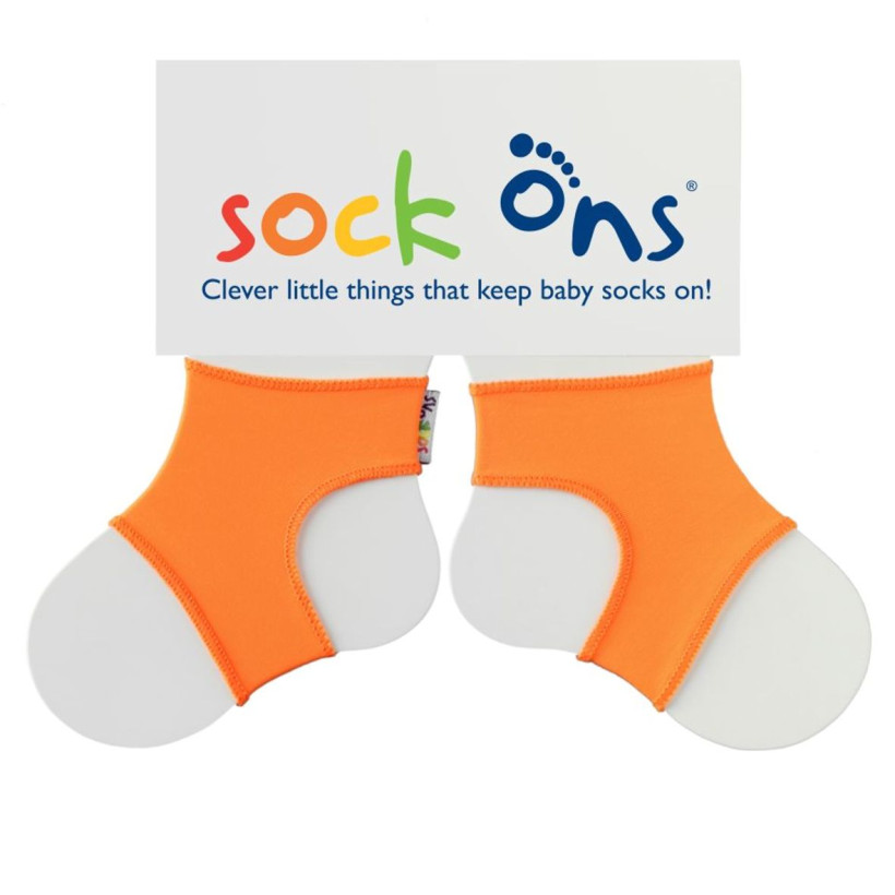 Sock Ons Sockenhalter Bright - Orange Größe 0-6m 1 Paar
