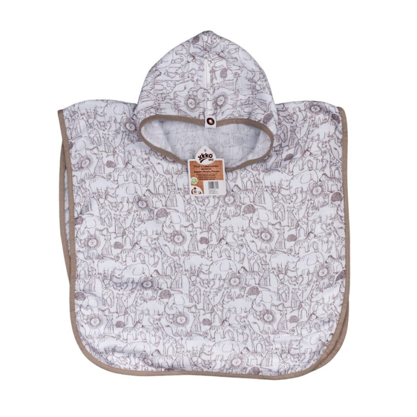 Bambus-Poncho XKKO BMB Safari - W/Atmosphere Grosse 2