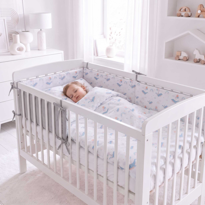 XKKO LUX Bettumrandung 180cm - Sky Whale