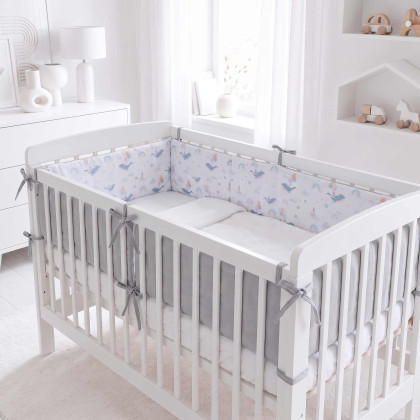 XKKO LUX Bettumrandung 360cm - Sky Whale