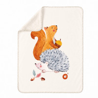 Spanische Babydecke XKKO LUX 75x100 - Squirrel